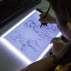 Mesa de Luz LED Transparente para Desenho e Escrita – Ideal para Arte, Estudos e Traçados Perfeitos