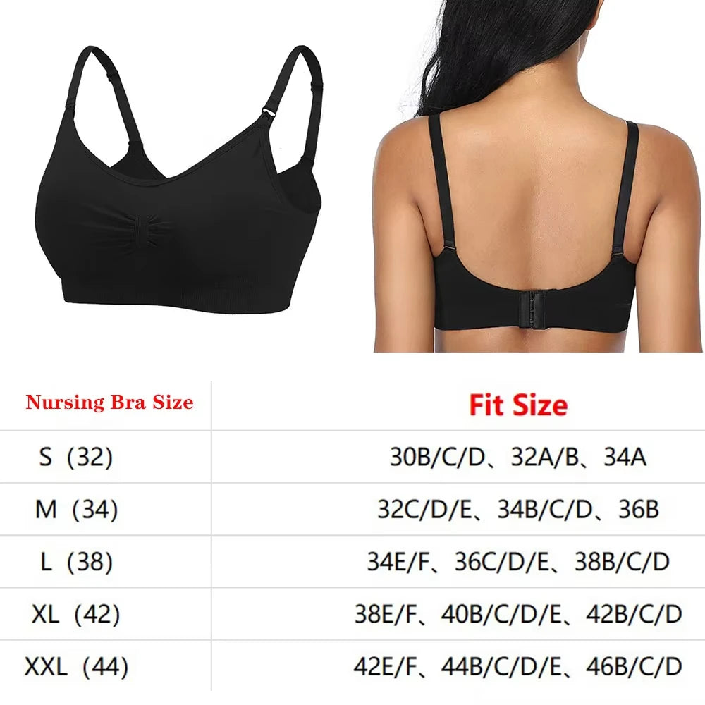 Sutiã de Amamentação Feminino Sem Aro com Fecho Frontal – Conforto, Sustentação Leve e Praticidade Diária