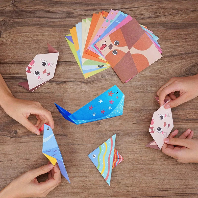 Kit Origami Criativo com 30 Folhas + Guia Ilustrado – Diversão, Arte e Imaginação