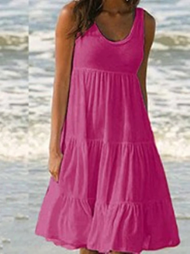 Vestido Midi Feminino com Alças Finas e Costas Abertas – Elegante, Sexy e Atemporal
