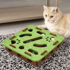 Brinquedo Interativo para Gatos com Labirinto e Bolinha – Estímulo Mental, Diversão e Atividade Diária