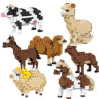 Mini Blocos de Montar Ovelhinha 3D – Cena de Fazenda em Micro Blocos | Decoração Criativa e Presente Encantador