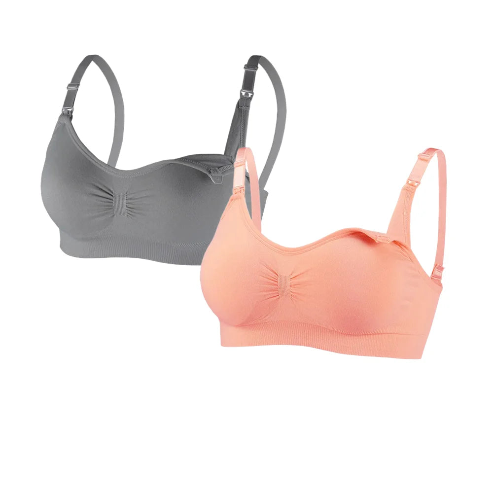 Sutiã de Amamentação Feminino Sem Aro com Fecho Frontal – Conforto, Sustentação Leve e Praticidade Diária