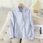 Camisa Feminina Casual em Algodão Oxford – Clássica, Confortável e Atemporal