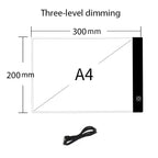 Mesa de Luz LED A3, A4 ou A5 com 3 Níveis de Brilho – Ideal para Diamond Painting, Desenho e Artesanato