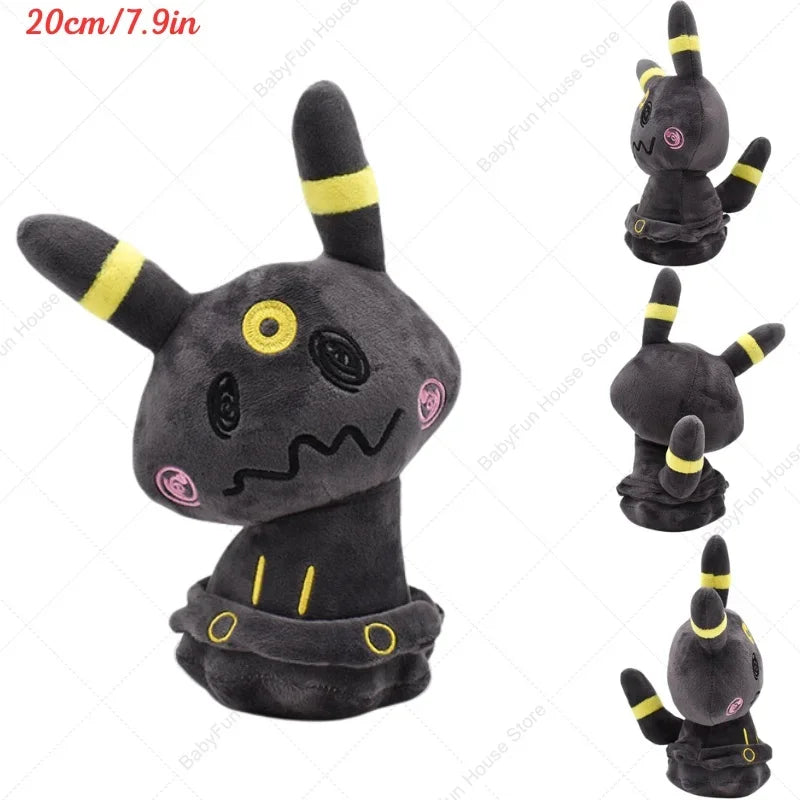 Pelúcia Pokémon Mimikyu Brilhante – Boneco Colecionável Macio (19 a 23 cm)