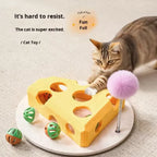 Brinquedo Interativo para Gatos com Labirinto e Bolinha – Estímulo Mental, Diversão e Atividade Diária