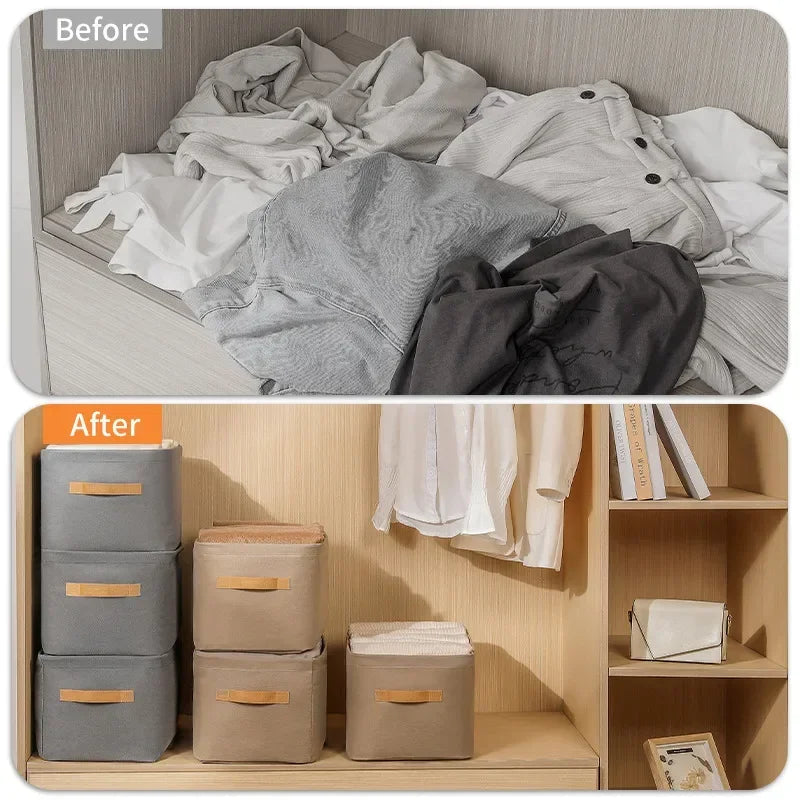 Organizador de Roupas Reforçado para Gavetas e Armário