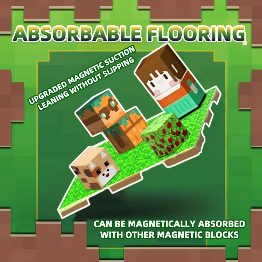 Base Magnética Universal para Blocos de Montar – Expanda a Criatividade das Crianças