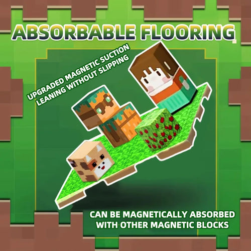 Base Magnética Universal para Blocos de Montar – Expanda a Criatividade das Crianças