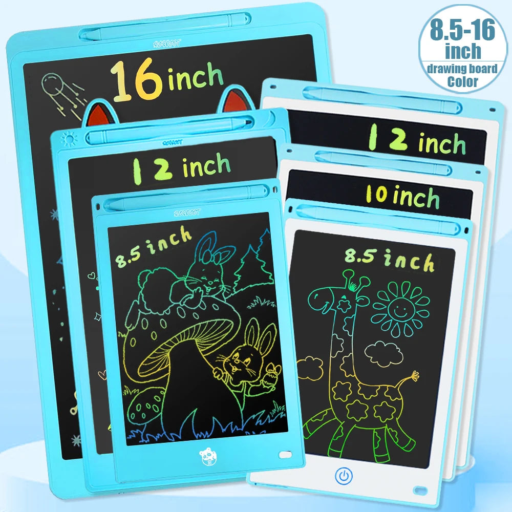 Tablet de Desenho Infantil LCD Apagável – Criatividade Sem Limites (8,5” a 16”)