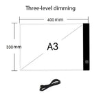 Mesa de Luz LED A3, A4 ou A5 com 3 Níveis de Brilho – Ideal para Diamond Painting, Desenho e Artesanato