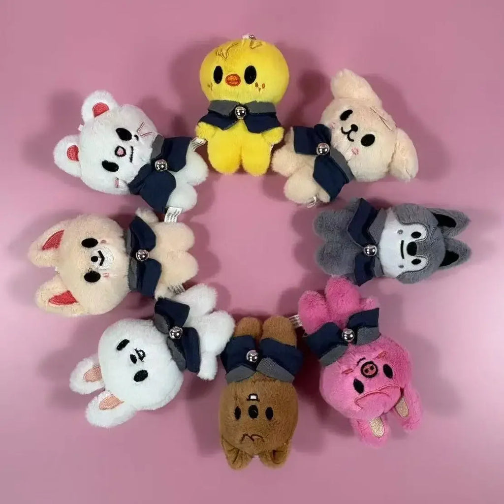 Chaveiro de Pelúcia SKZOO Kawaii – Mascote Fofo Stray Kids