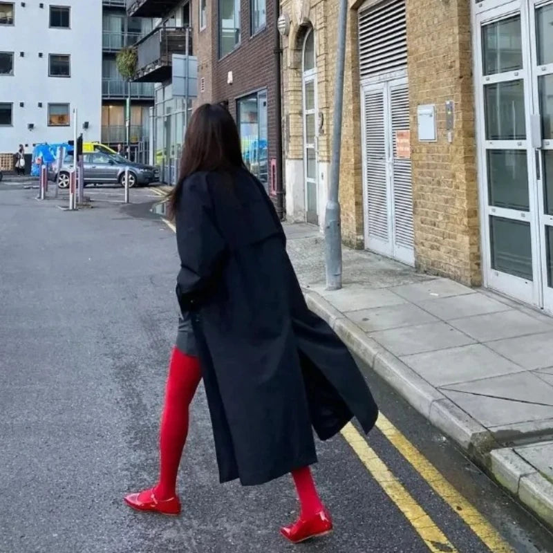 Meia‑Calça Feminina Aveludada 80D – Conforto, Elasticidade e Cobertura Elegante para o Dia a Dia