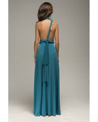 Vestido Longo Feminino Multiway Boho – Modelo Versátil com Amarrações e Caimento Elegante