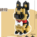 Kit de Blocos Criativos Pets – Monte Seu Cachorrinho Fofo em Mini Blocos