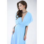 Vestido Longo Feminino Multiway Boho – Modelo Versátil com Amarrações e Caimento Elegante