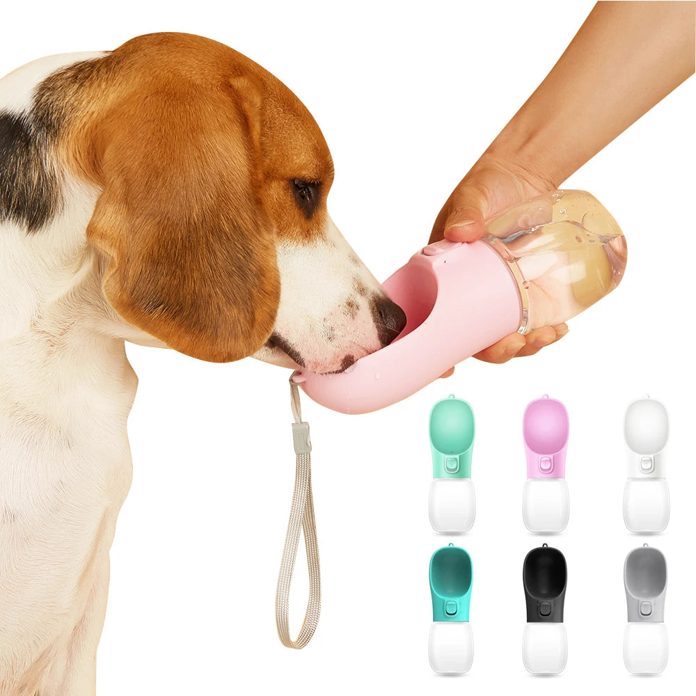 Garrafa de Água Portátil para Pets – Bebedouro Antivazamento para Passeios, Viagens e Aventuras com Seu Cão ou Gato