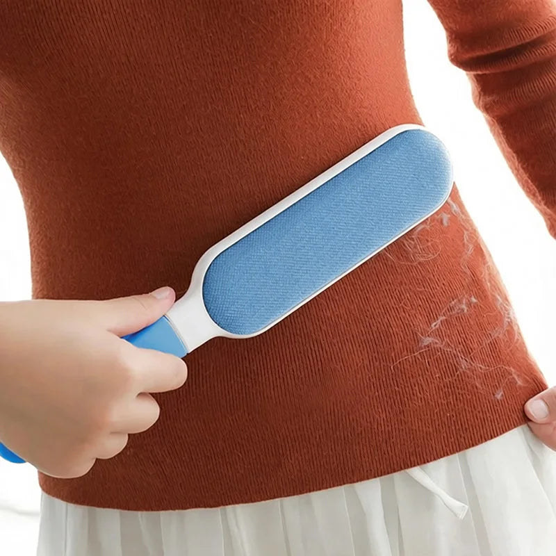 Removedor de Pelos de Pets Dupla Face – Limpeza Rápida para Roupas, Sofás e Tapetes