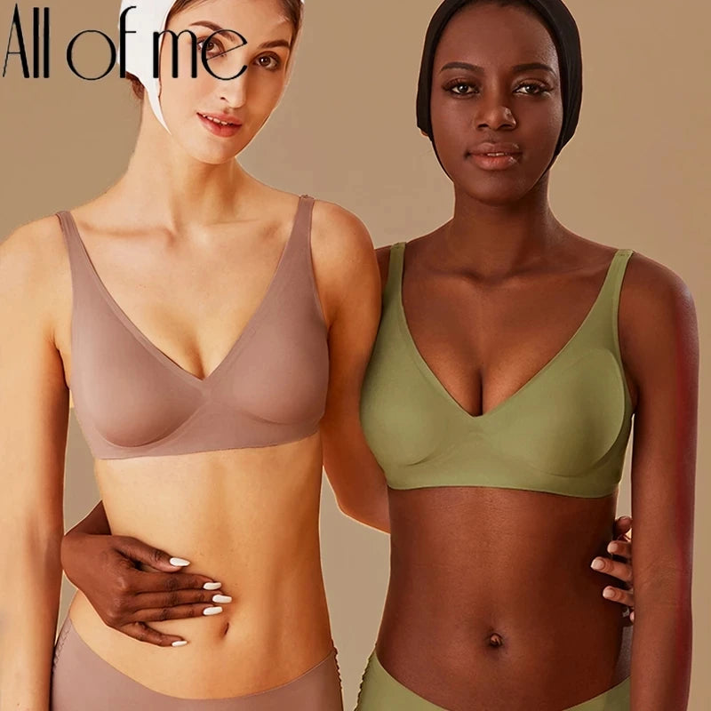 Sutiã Feminino Sem Costura e Sem Aro – Conforto Diário, Sustentação Leve e Toque Macio