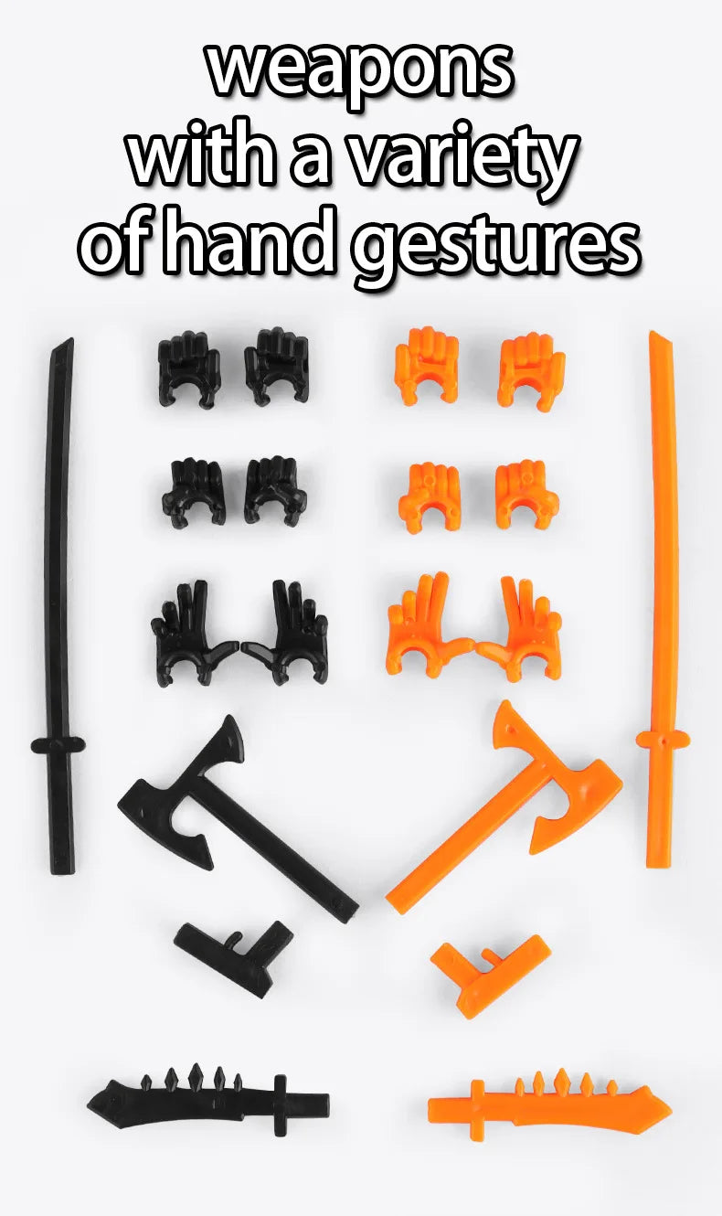 Boneco Articulado 3D Robô Transformável – Modelo Criativo para Montagem e Diversão