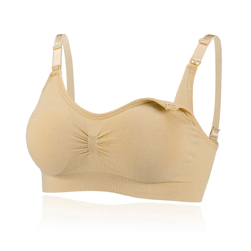 Sutiã de Amamentação Feminino Sem Aro com Fecho Frontal – Conforto, Sustentação Leve e Praticidade Diária