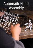 Boneco Articulado 3D Robô Transformável – Modelo Criativo para Montagem e Diversão