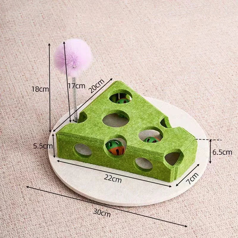 Brinquedo Interativo para Gatos com Labirinto e Bolinha – Estímulo Mental, Diversão e Atividade Diária