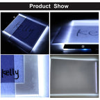 Mesa de Luz LED A3, A4 ou A5 com 3 Níveis de Brilho – Ideal para Diamond Painting, Desenho e Artesanato