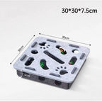 Brinquedo Interativo para Gatos com Labirinto e Bolinha – Estímulo Mental, Diversão e Atividade Diária