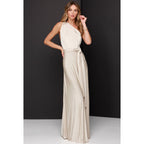 Vestido Longo Feminino Multiway Boho – Modelo Versátil com Amarrações e Caimento Elegante