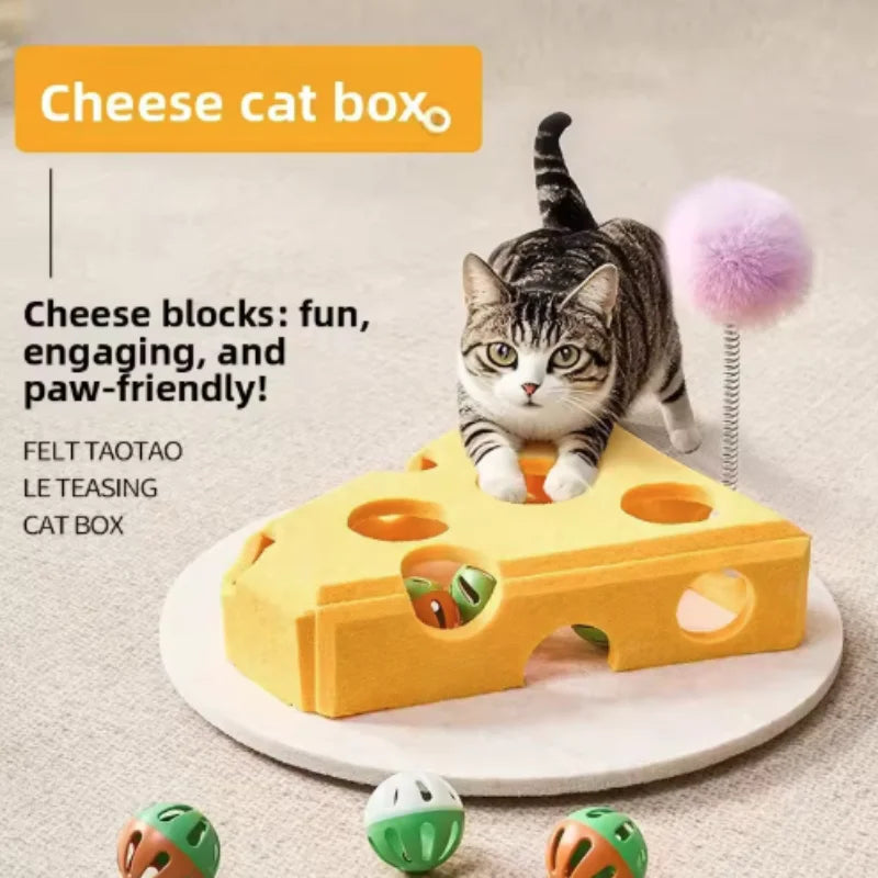Brinquedo Interativo para Gatos com Labirinto e Bolinha – Estímulo Mental, Diversão e Atividade Diária