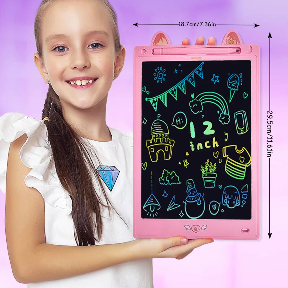 Tablet de Desenho Infantil LCD Apagável – Criatividade Sem Limites (8,5” a 16”)