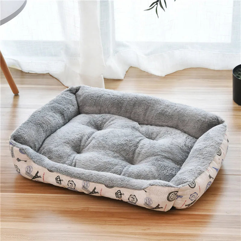 Cama Pet Clássica em Algodão – Aconchego, Estilo e Bem‑Estar para Seu Pet