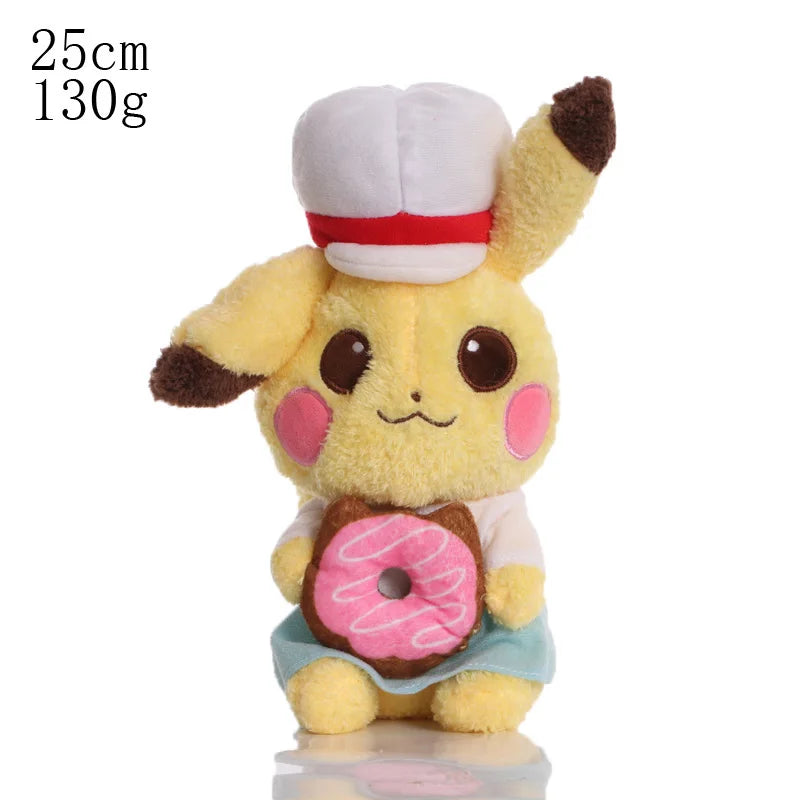 Pelúcia Pokémon Fofa (15 a 30 cm) – Pikachu, Sylveon, Charmander e Outros Personagens
