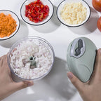 Mini Processador Manual com Cordão 500ml ou 900ml – Pica, Tritura e Facilita sua Rotina na Cozinha