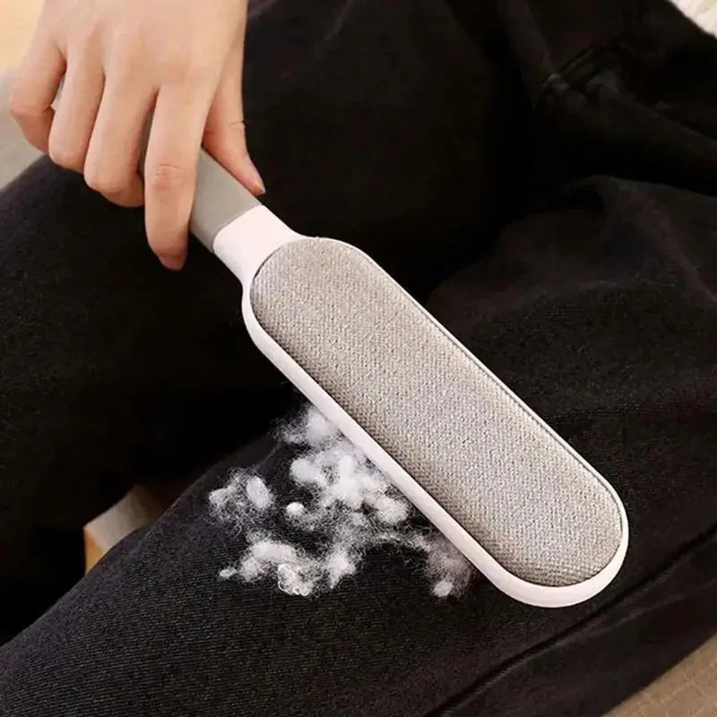Removedor de Pelos de Pets Dupla Face – Limpeza Rápida para Roupas, Sofás e Tapetes