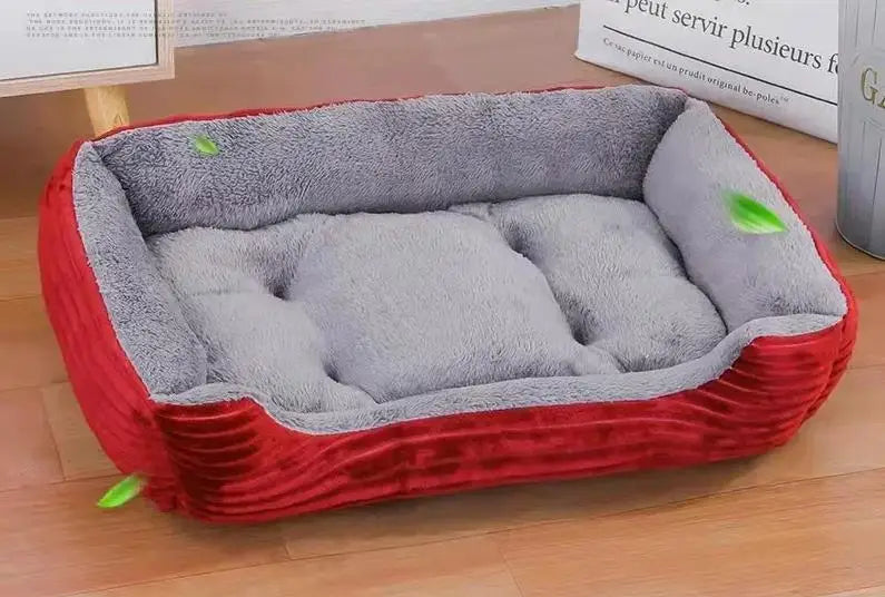 Cama Pet Clássica em Algodão – Aconchego, Estilo e Bem‑Estar para Seu Pet