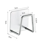 Suporte Organizador para Esponjas de Pia em Aço Inox – Autoadesivo