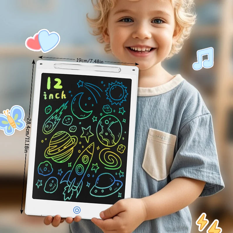 Tablet de Desenho Infantil LCD Apagável – Criatividade Sem Limites (8,5” a 16”)