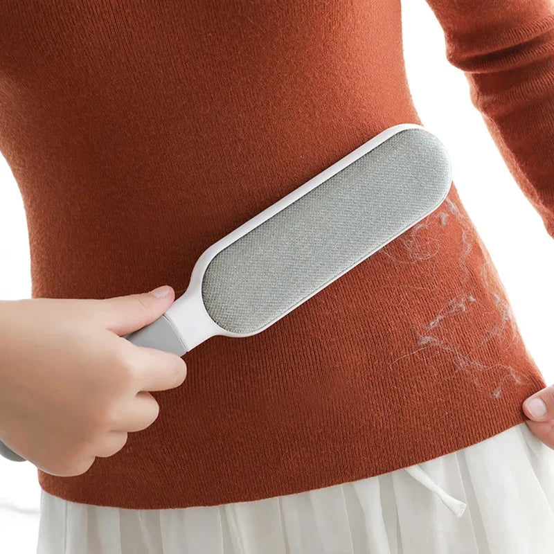 Removedor de Pelos de Pets Dupla Face – Limpeza Rápida para Roupas, Sofás e Tapetes