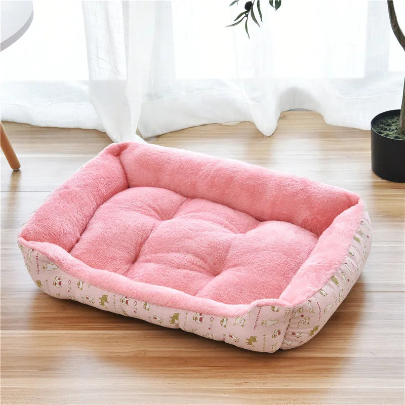 Cama Pet Clássica em Algodão – Aconchego, Estilo e Bem‑Estar para Seu Pet