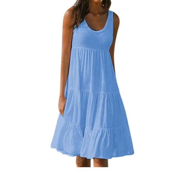 Vestido Midi Feminino com Alças Finas e Costas Abertas – Elegante, Sexy e Atemporal