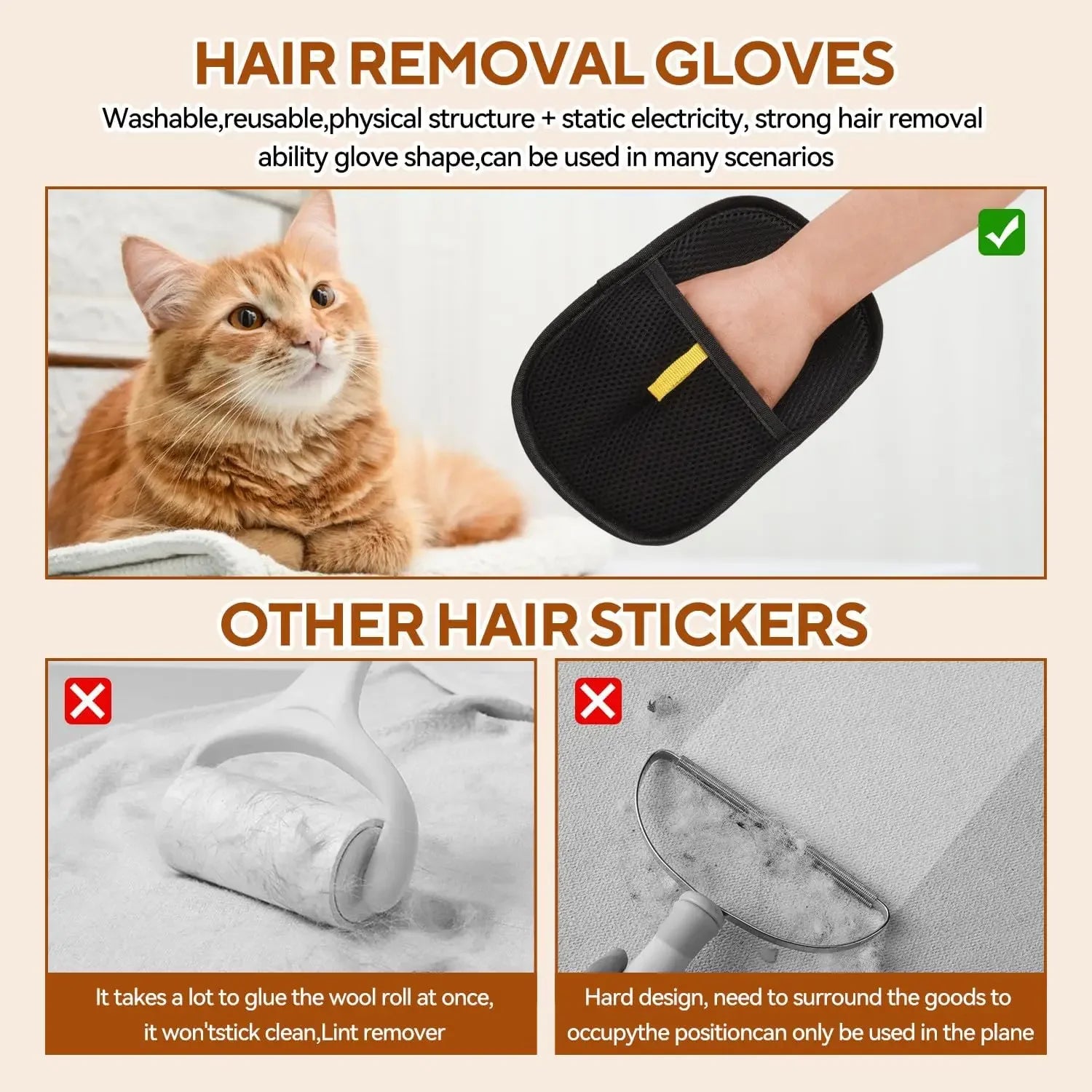 Luva Removedora de Pelos Pet Dupla Face – Limpeza Rápida, Sem Esforço