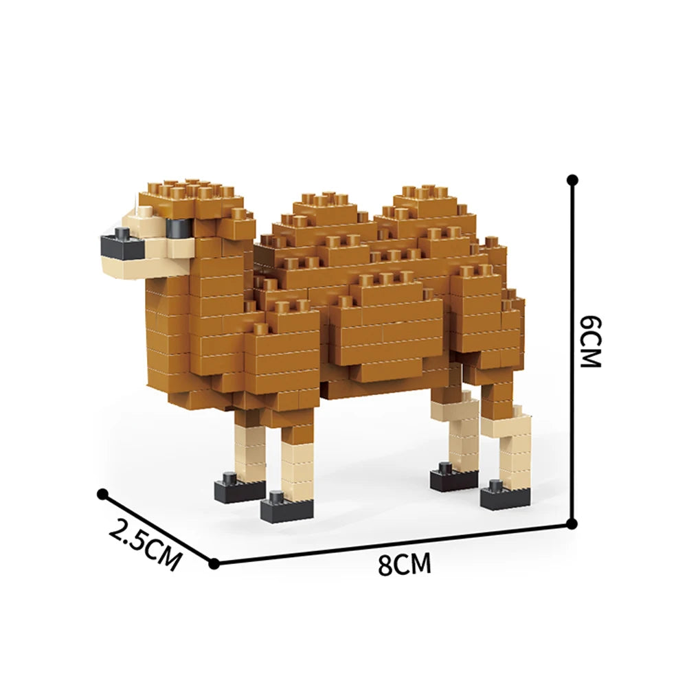Mini Blocos de Montar Ovelhinha 3D – Cena de Fazenda em Micro Blocos | Decoração Criativa e Presente Encantador