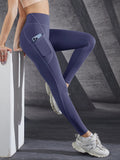Legging Feminina de Cintura Alta com Controle de Barriga e Bolsos Laterais – Conforto e Estilo para Yoga, Treino e Dia a Dia