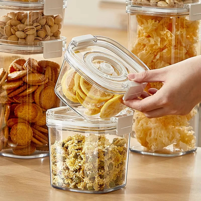 Pote Hermético a Vácuo Elétrico para Café, Grãos e Alimentos – Conservação Fresca por Muito Mais Tempo