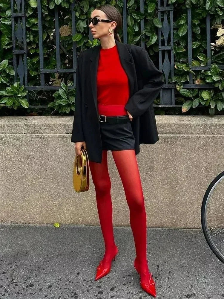 Meia‑Calça Feminina Aveludada 80D – Conforto, Elasticidade e Cobertura Elegante para o Dia a Dia