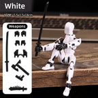 Boneco Articulado 3D Robô Transformável – Modelo Criativo para Montagem e Diversão