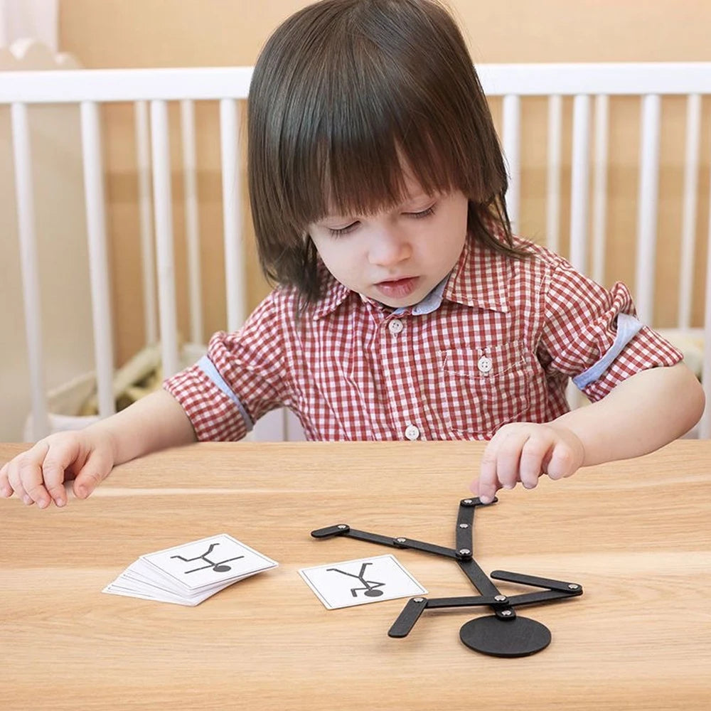 Brinquedo Educativo Montessori DIY – Jogo de Coordenação Motora e Aprendizado Infantil